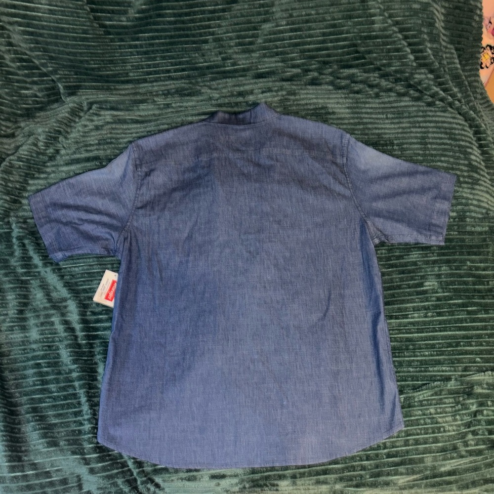 NWT🌴 Men's Wrangler Cowboy Wash Button Up Shirt - Picture 4 of 5